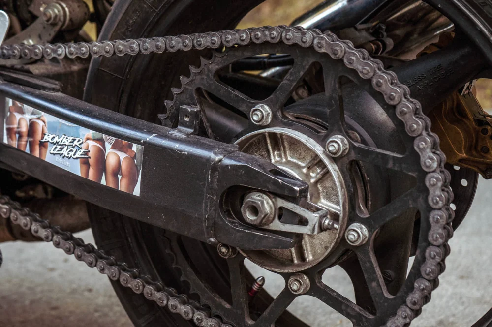 Custom rear sprocket for stunt - rear wheel